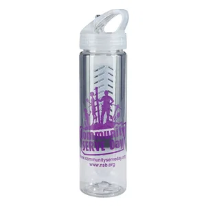 Fruit Infuser Flavor Mate Sport Bottle, 2.75" x 10.5" x 2.75" Plastic, Full-Color Imprint