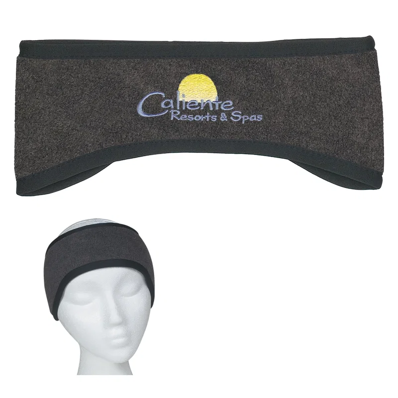 Imprinted Fleece Ear Band — view 2
