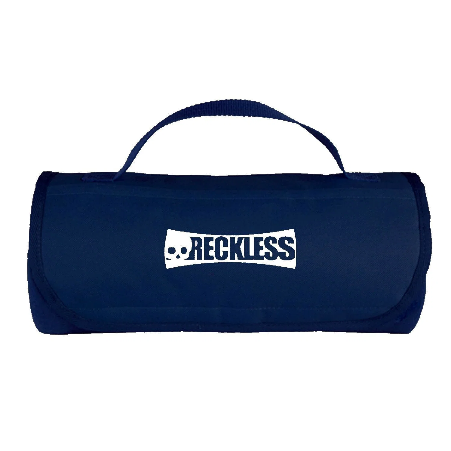 Logo Fleece Roll Up Blanket — Navy Blue — view 2