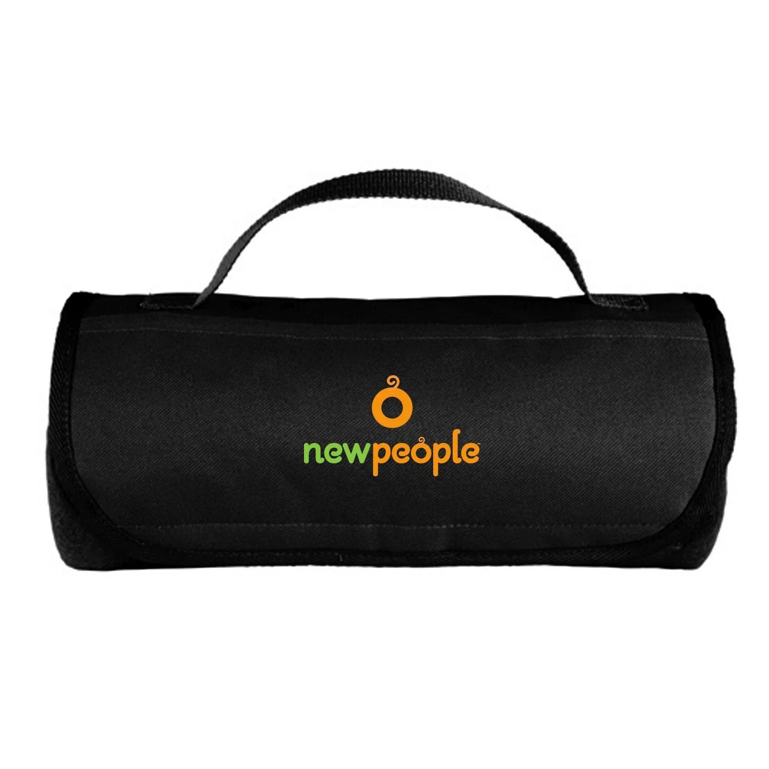 Logo Fleece Roll Up Blanket — Black — view 4