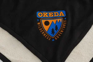 60" x 50" Fleece-Sherpa Blanket