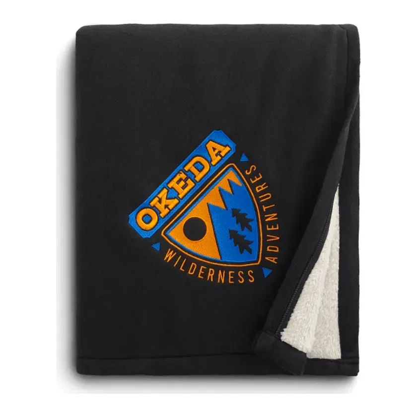 Personalized Fleece-Sherpa Blanket (60" x 50") — view 6