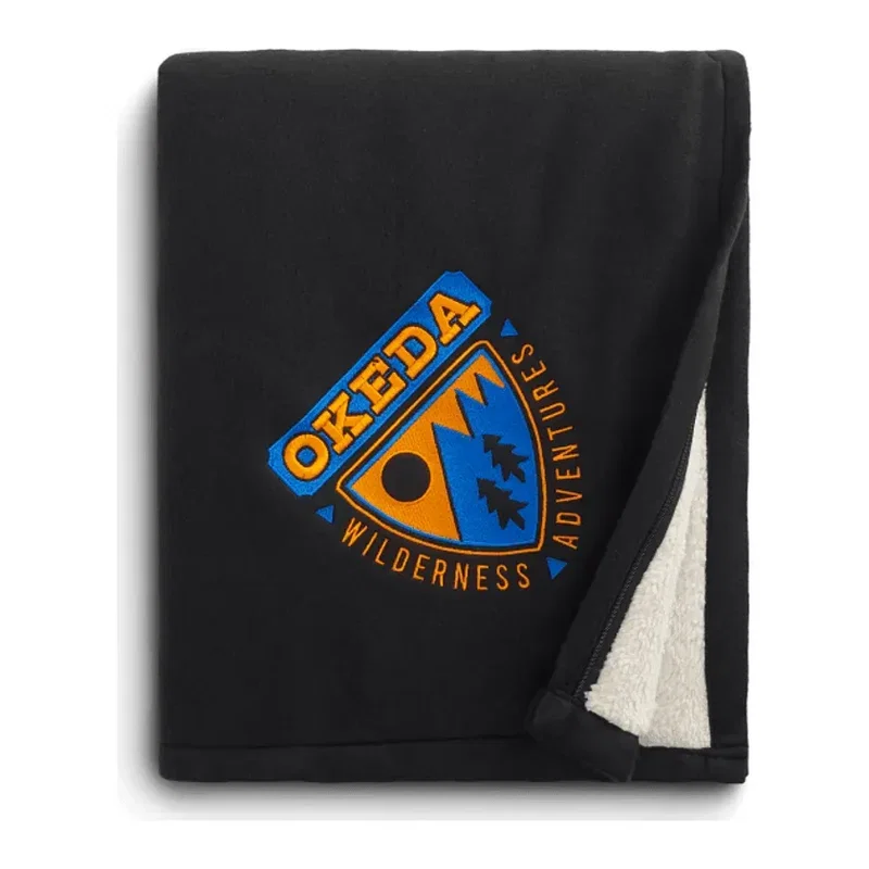 Personalized Fleece-Sherpa Blanket (60" x 50") — view 6