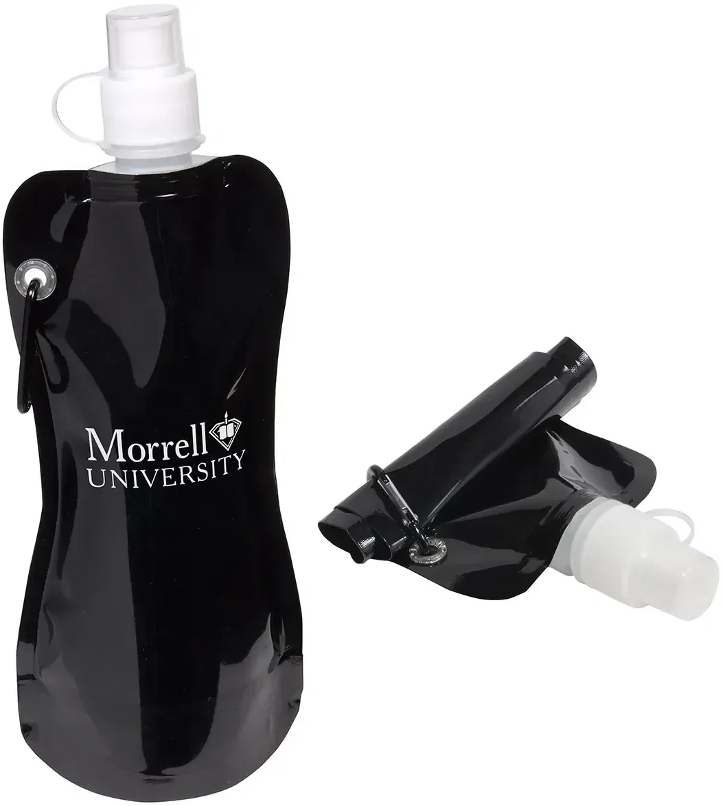Custom Flex Foldable 16 oz collapsible bottle color range, branded giveaway