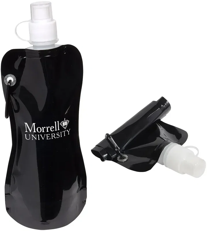 Custom Flex Foldable 16 oz collapsible bottle color range, branded giveaway