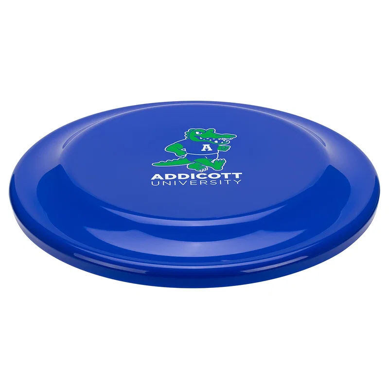 Flick Flyer disc shown top-down, highlighting the large size's raised rim contour