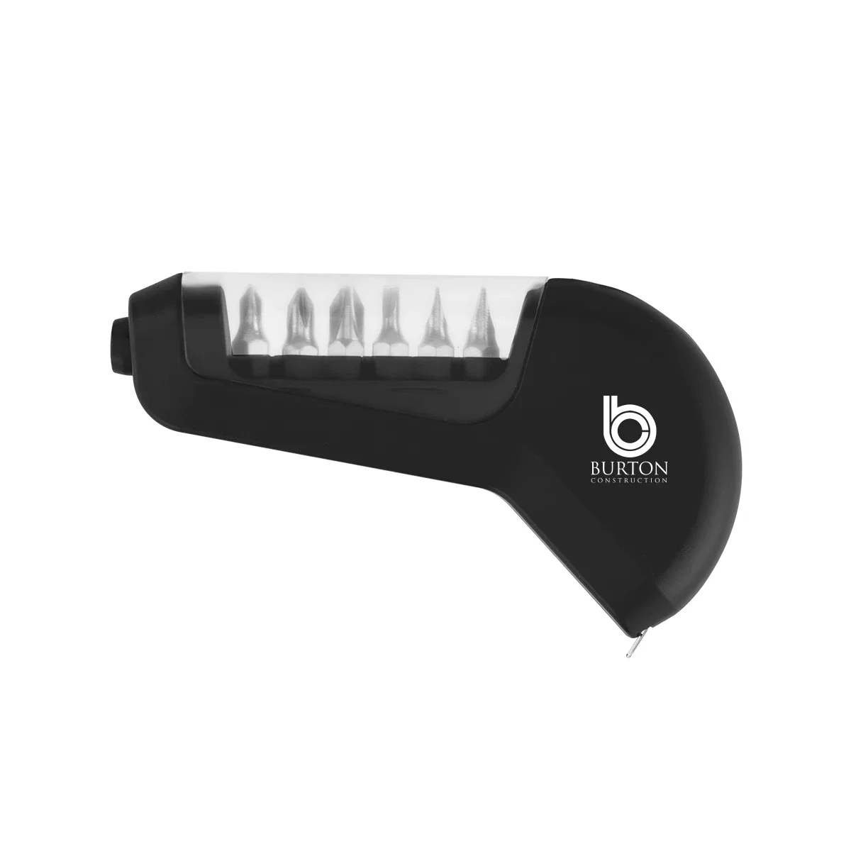Side profile showing the folded thickness of the compact device