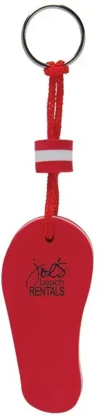 Custom Floating Flip Flop Keytag — view 3