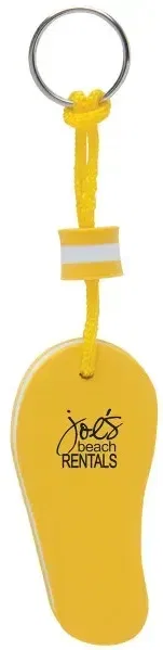 Custom Floating Flip Flop Keytag — view 4
