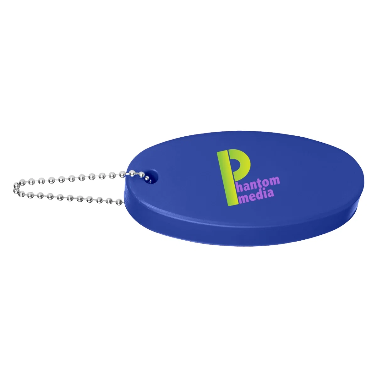 Floating key chain with a split ring attachment
