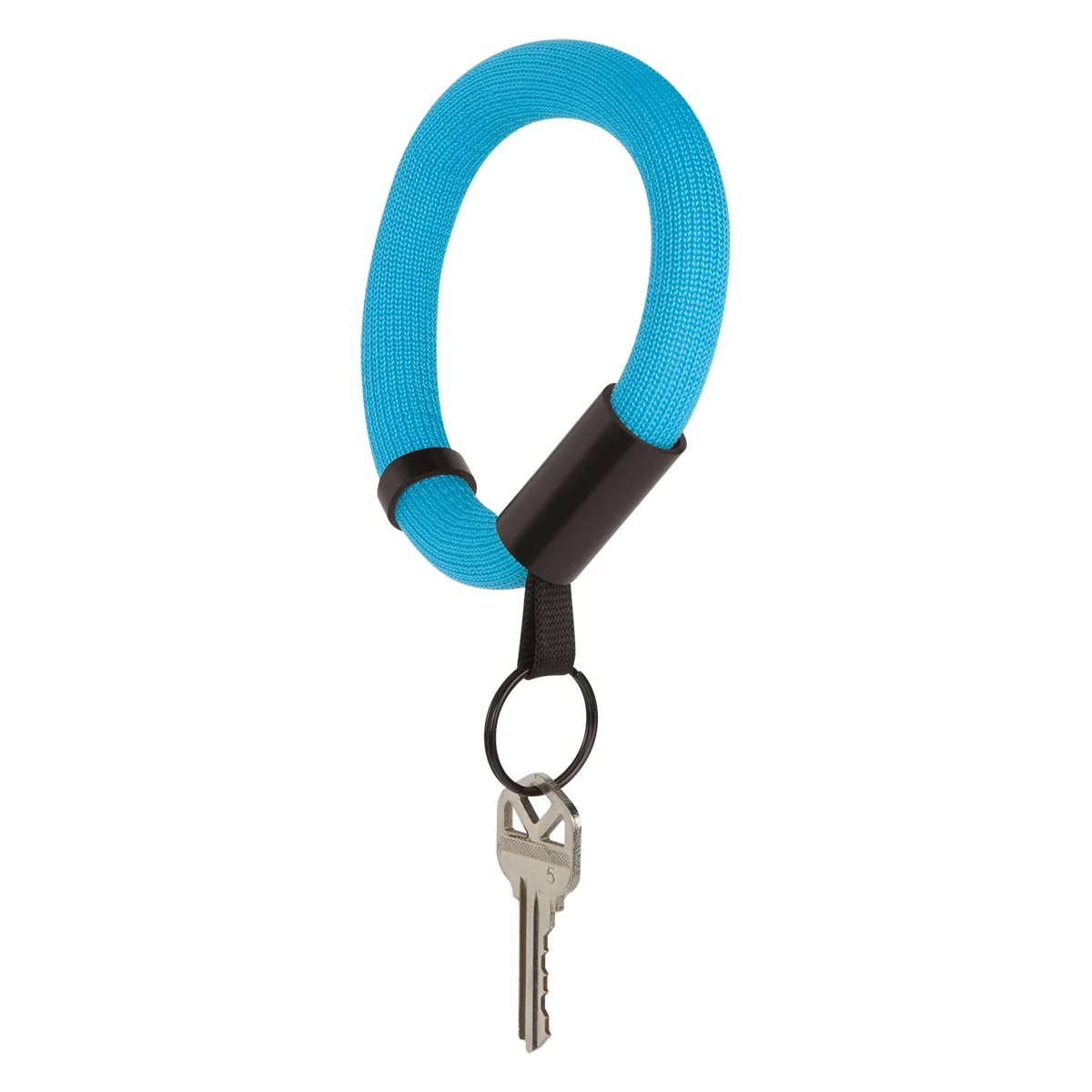 Ring hardware detail where keys clip onto the band