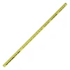 Fluorescent Colorful Enameled Yardstick in Yellow