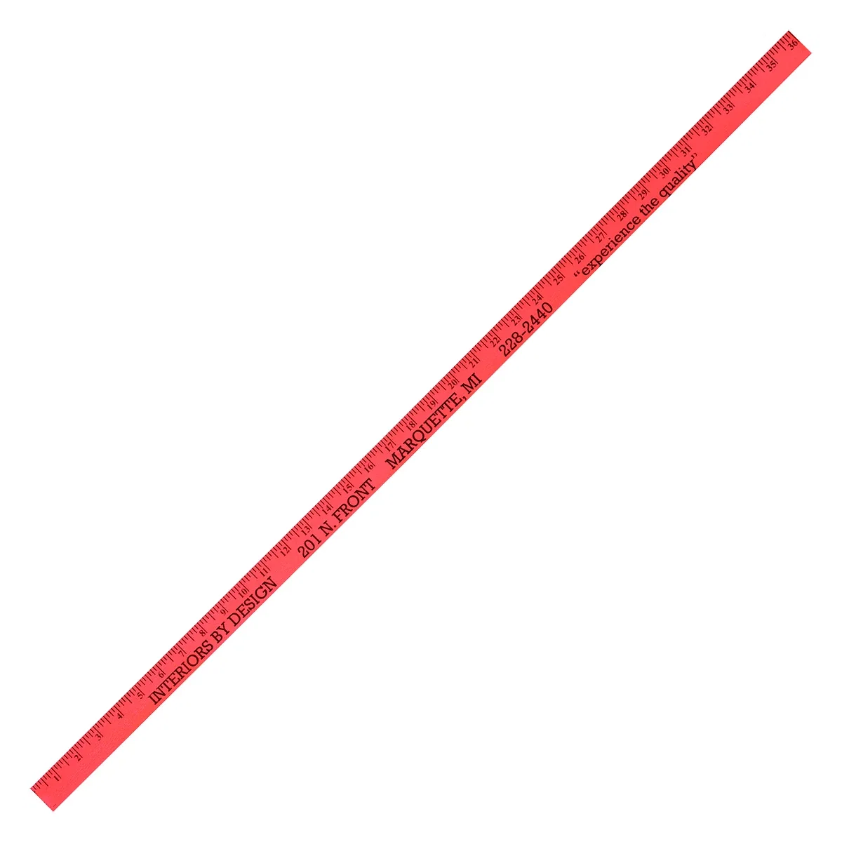 Glossy enamel coating seen at a slight tilt