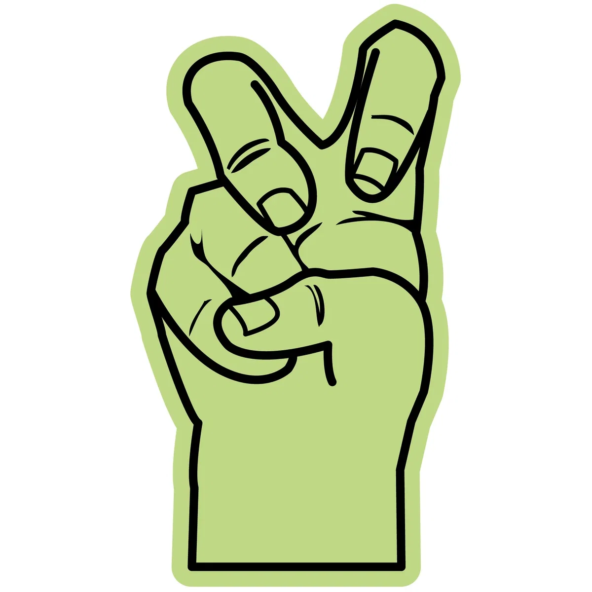 Bent Finger Frog Hand — view 2