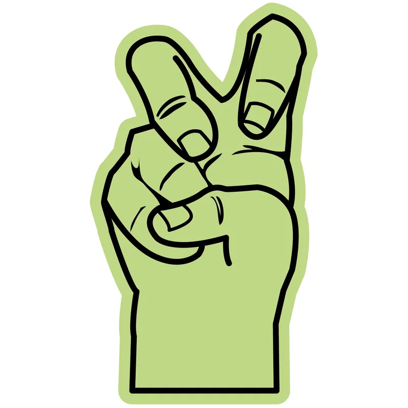 Bent Finger Frog Hand — view 2