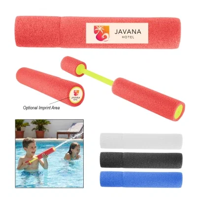 Foam water cannon measuring ten inches long