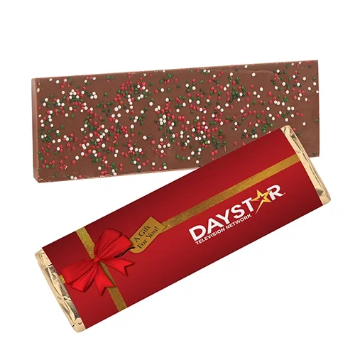 Foil-Wrapped 2.25 oz Belgian Chocolate Bar — view 15