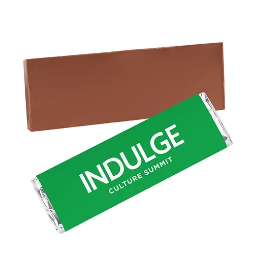 Foil-Wrapped 2.25 oz Belgian Chocolate Bar — view 2