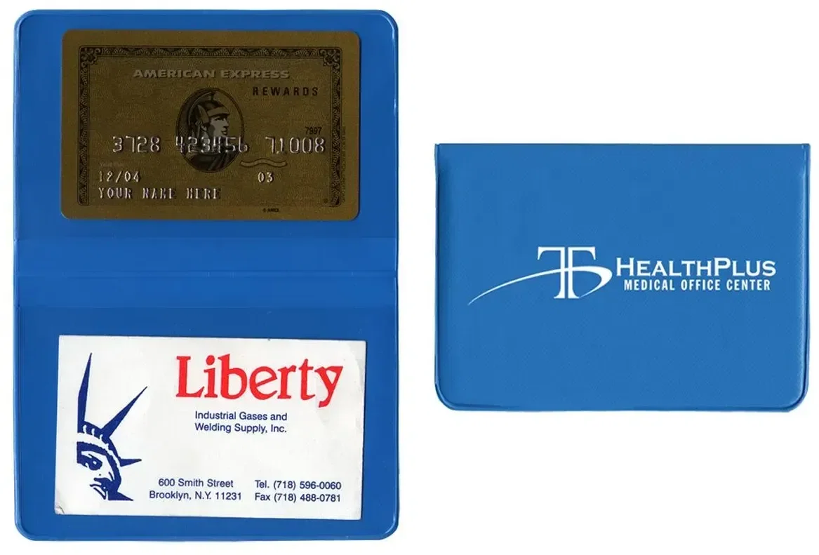 Personalized Fold Over Card Case — view 3