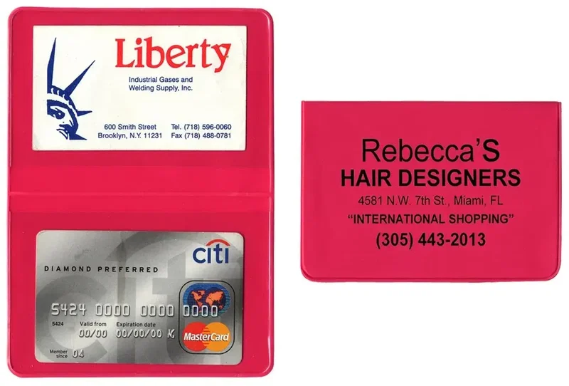 Personalized Fold Over Card Case — view 6
