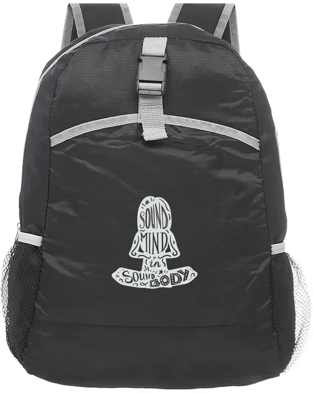 Custom Foldable Backpack (1 Color) — view 3