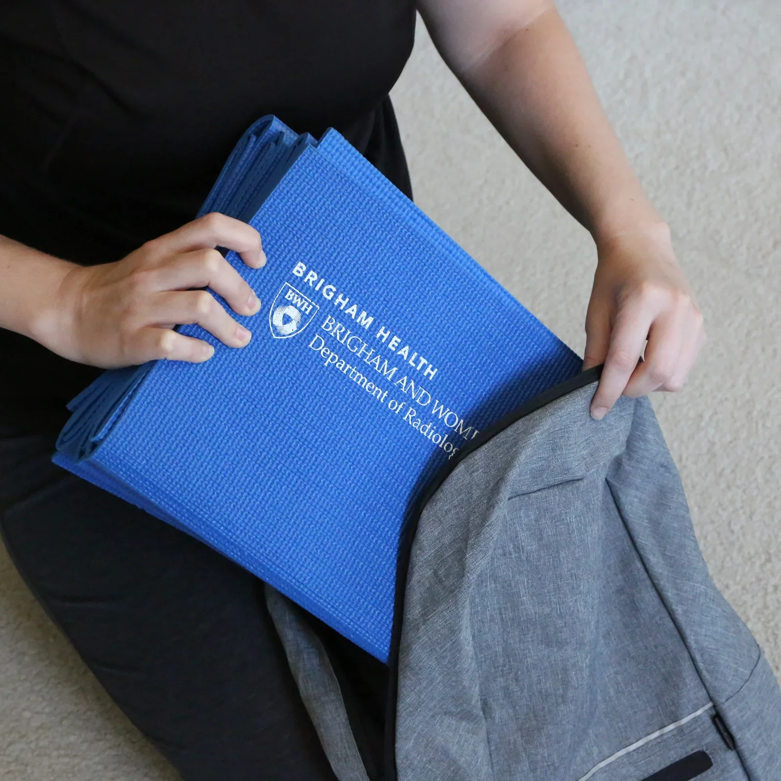 Lotus Bound Foldable Yoga Mat — view 2