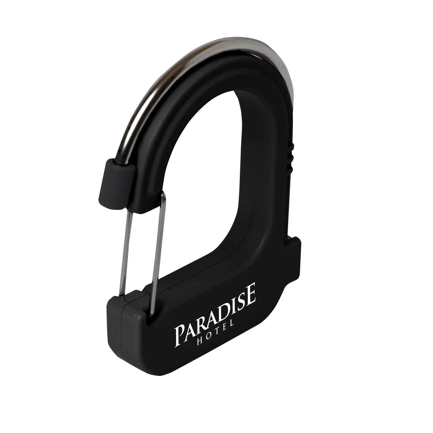 Personalized Folding Bag Hanger — Black — view 3