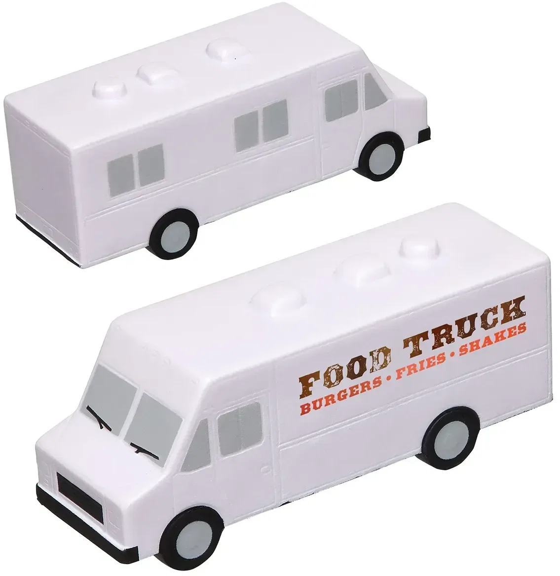 Food Truck Stress Reliever, custom food-truck-shaped promotional stress ball with logo