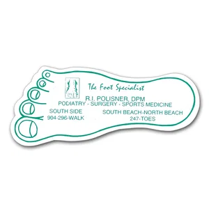 Foot Shaped Full Color Refrigerator Magnet