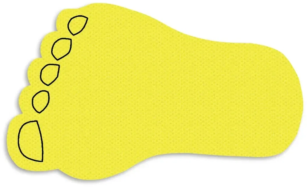 Foot Shape Jar Opener. Foot-shaped rubber jar opener for podiatry clinic giveaways, view 2