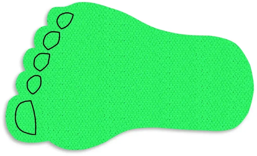 Foot Shape Jar Opener. Foot-shaped rubber jar opener for podiatry clinic giveaways, view 3