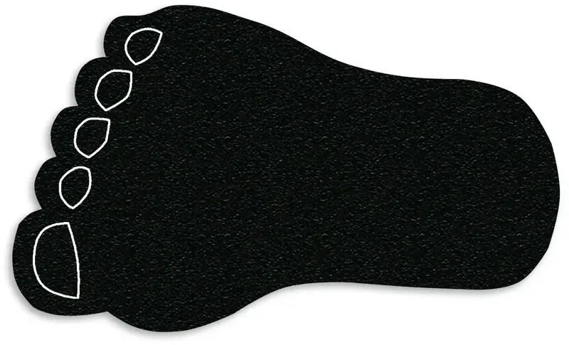 Foot Shape Jar Opener. Foot-shaped rubber jar opener for podiatry clinic giveaways, view 6