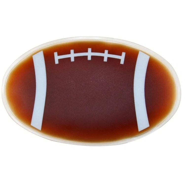 Imprinted Football Chill Patch — view 2