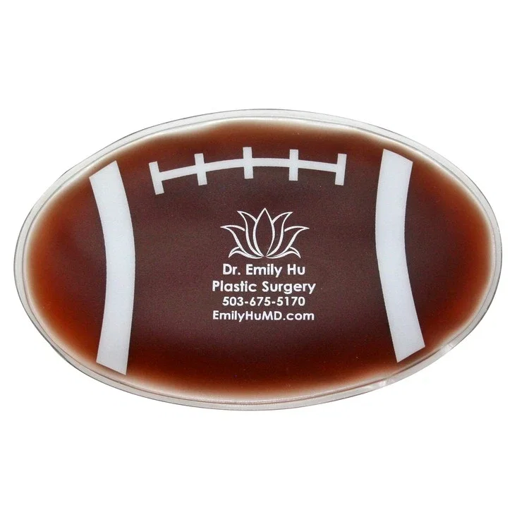 Imprinted Football Chill Patch