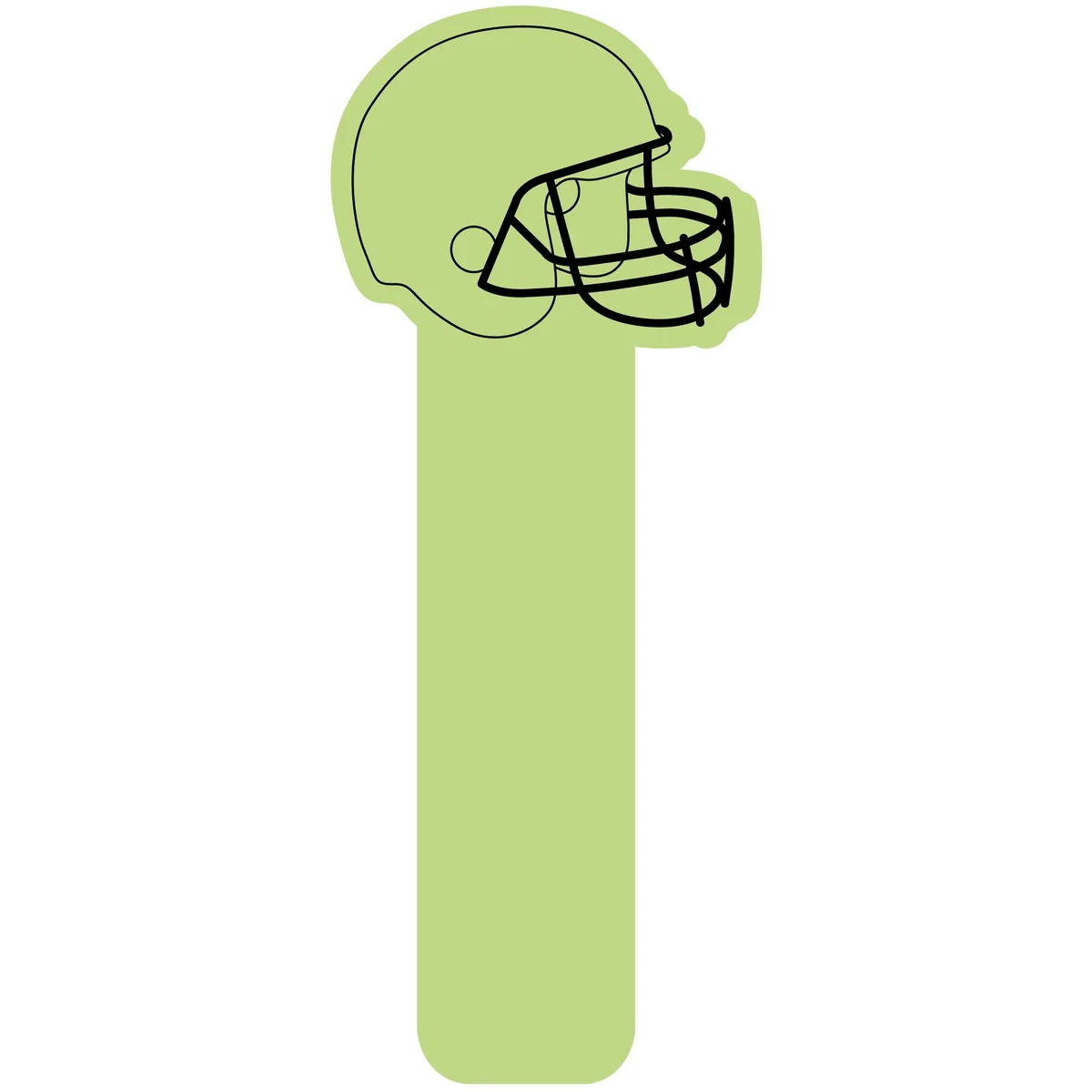 Football Helmet Stick Waver — view 16