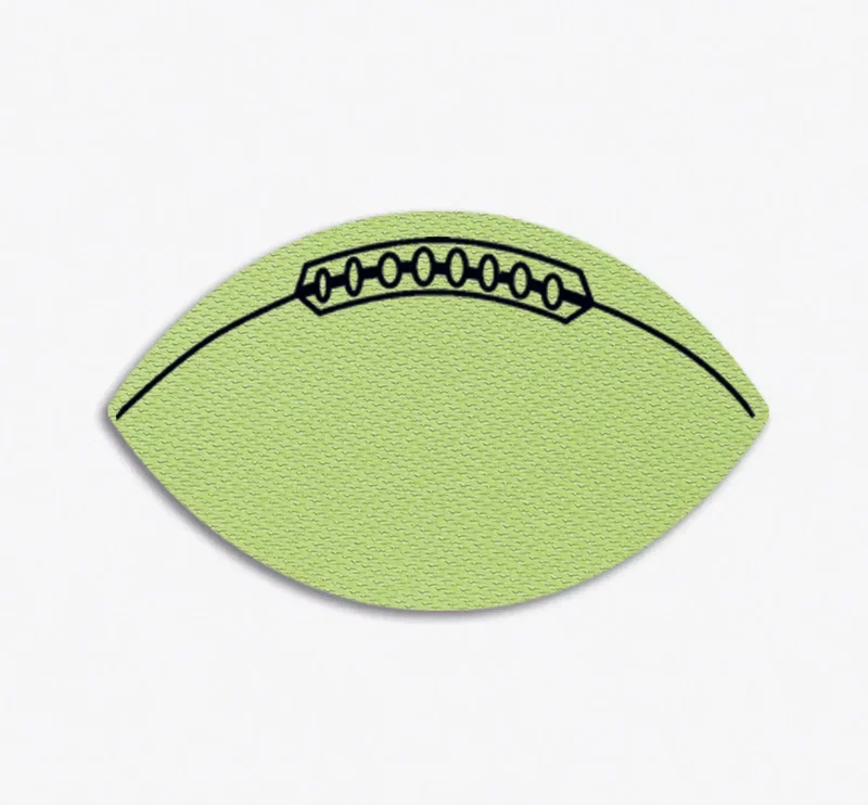 Football Jar Opener. Football-shaped natural rubber jar opener for tailgate and sports giveaways, view 10