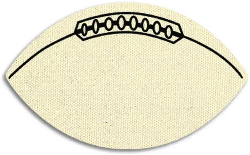 Football Jar Opener. Football-shaped natural rubber jar opener for tailgate and sports giveaways, view 4