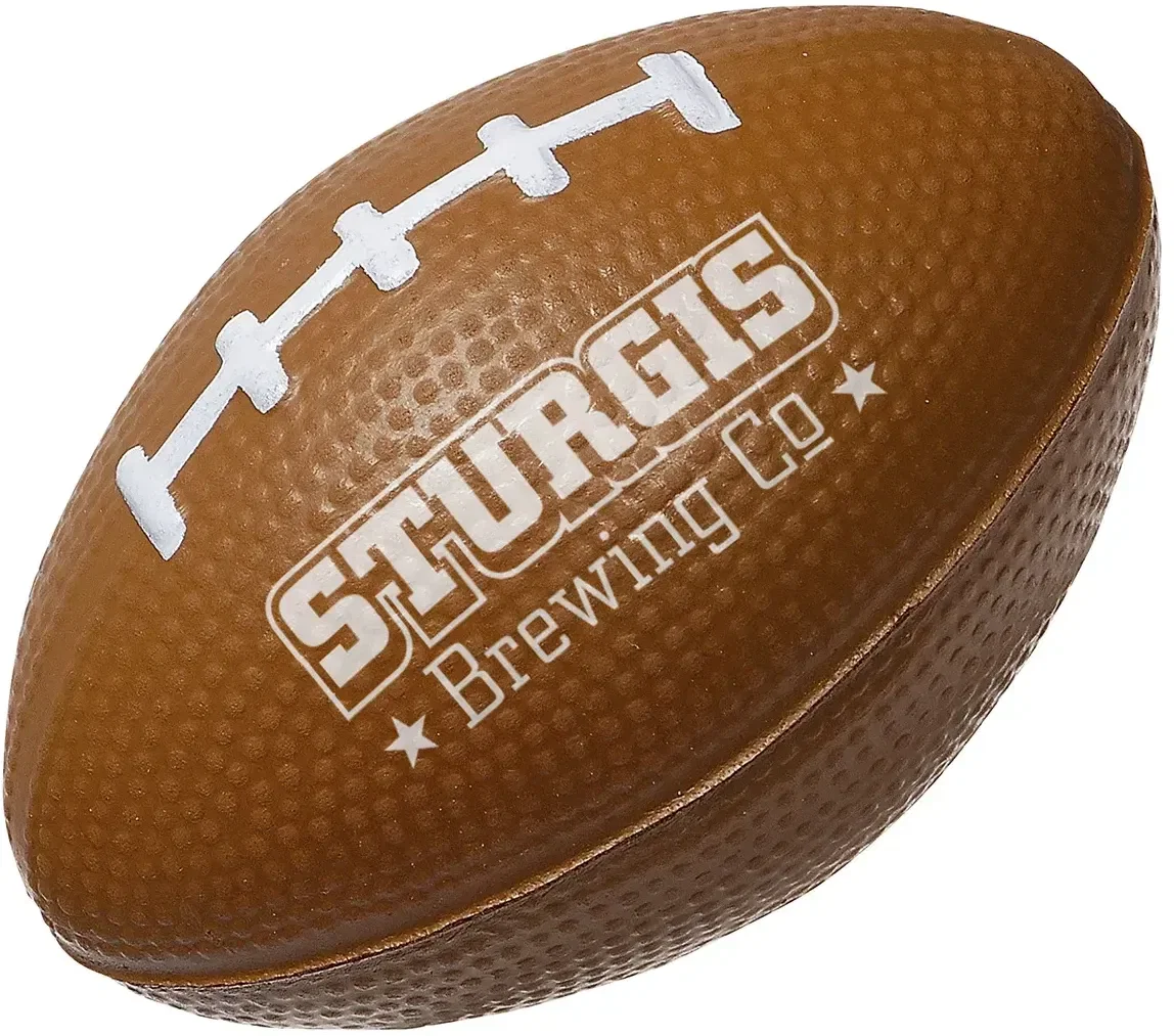 Slo-Release Serenity Squishy stress toy, rotated view with the custom logo imprint area