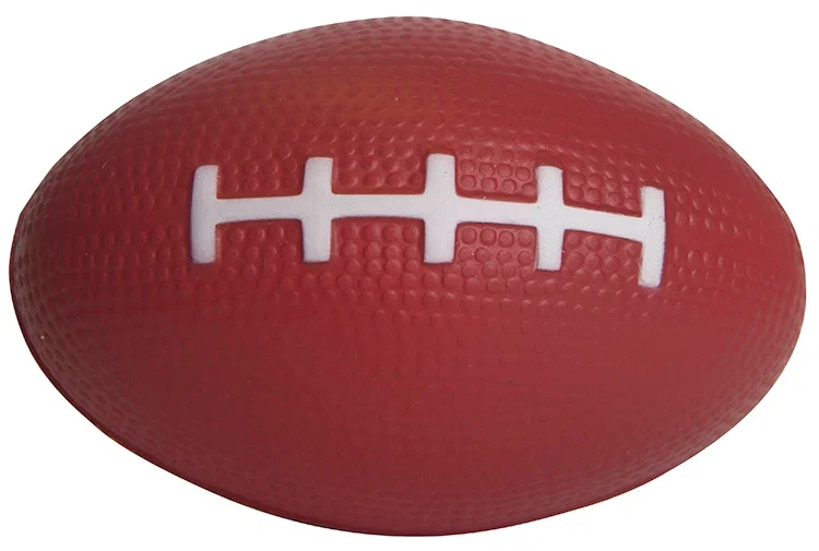 Customized Football Stress Reliever — view 2