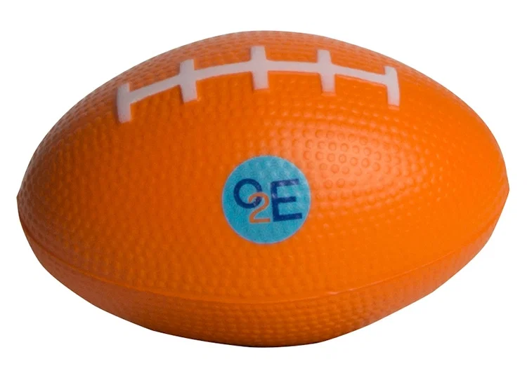 Customized Football Stress Reliever — view 3