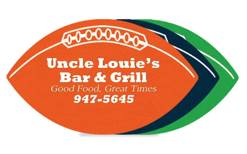 Football Vinyl Jar Opener. Football-shaped vinyl jar opener for tailgate and booster club giveaways