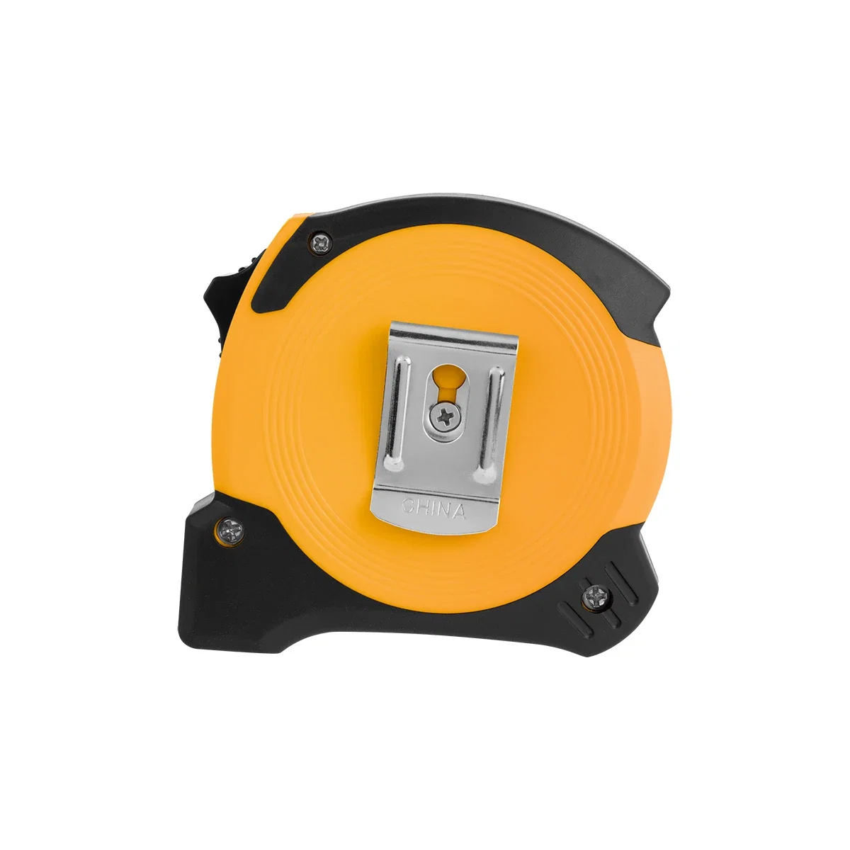 Belt clip on the back of the case