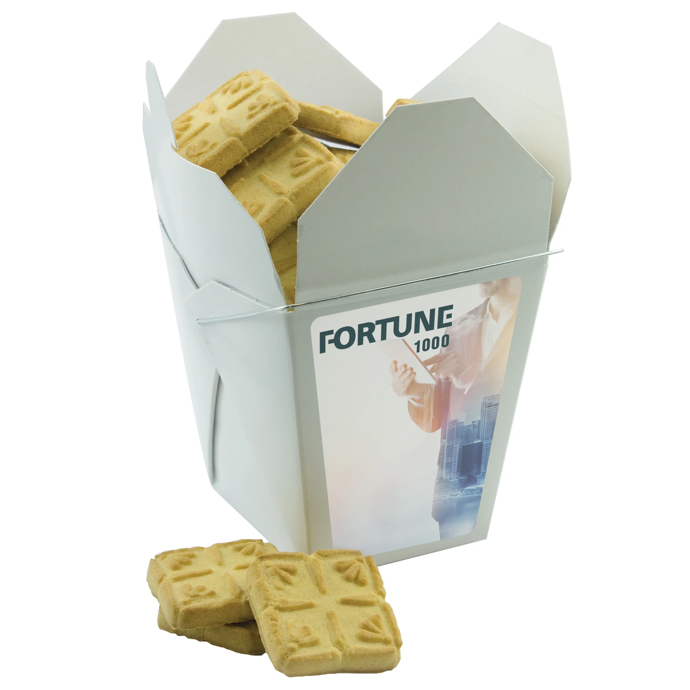Square package with a full-color panel on every side