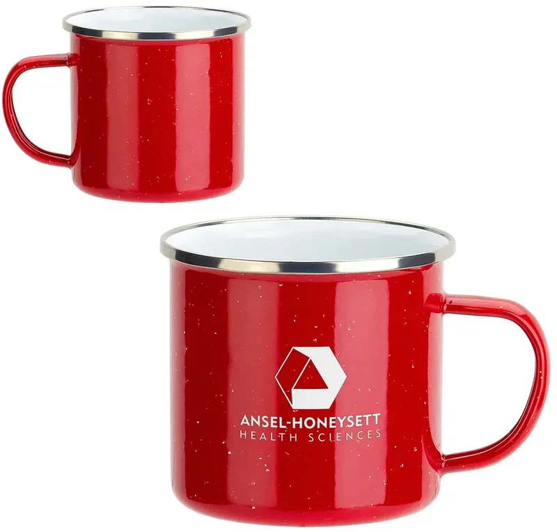 Custom Enamel Coffee Mug - 16 oz — view 7