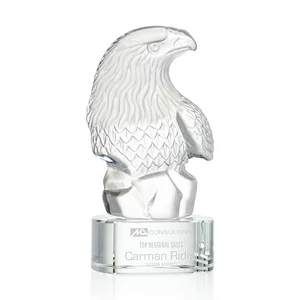 Optical Crystal Eagle Head Award