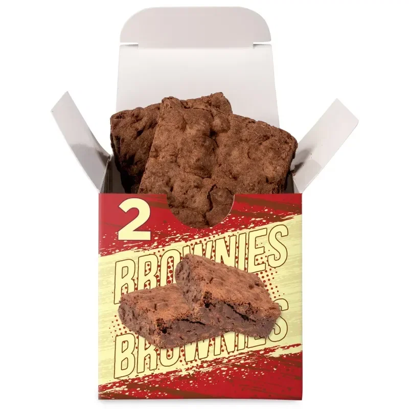Fresh Beginnings 2 Fudge Brownies in Cube — view 2