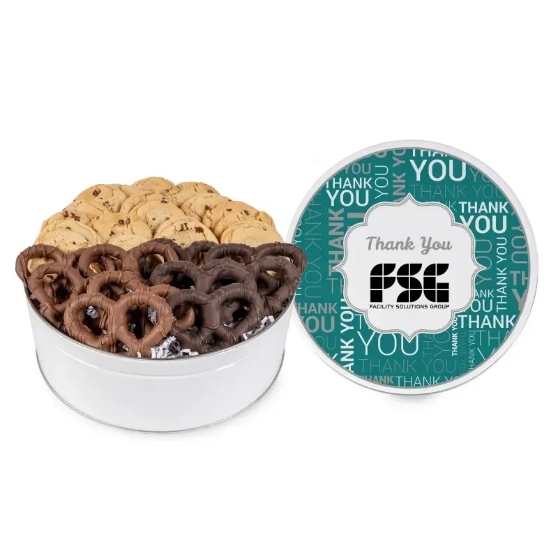 Fresh Beginnings Cookie/Pretzel Tin — view 2