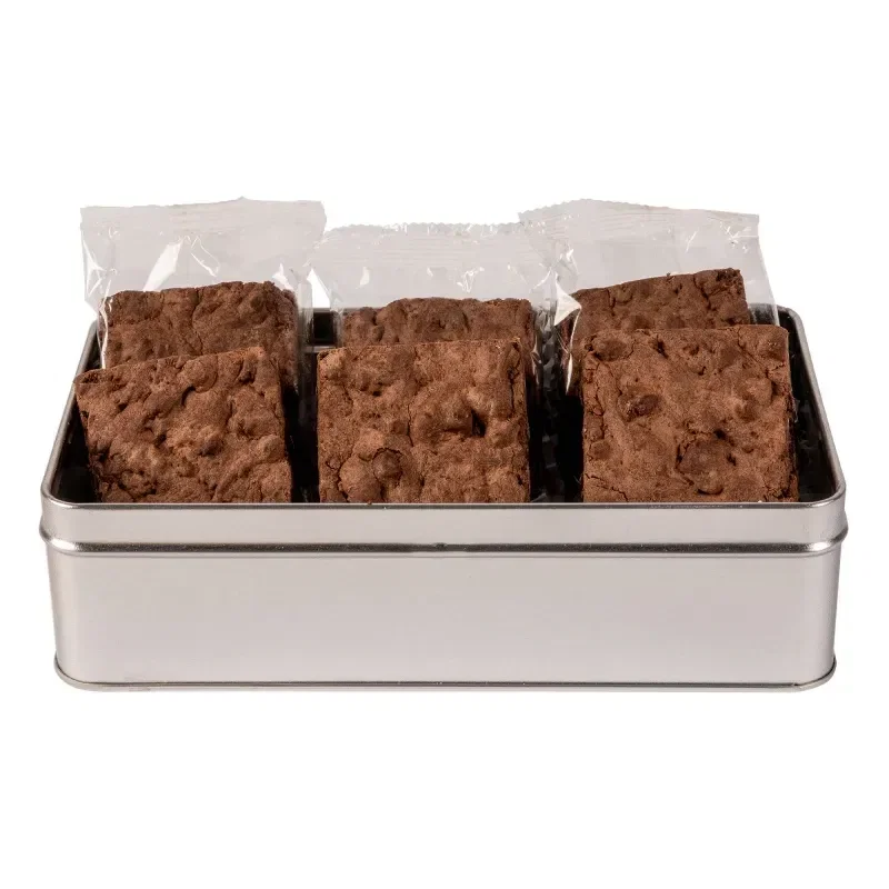 Fresh Beginnings Fudge Brownies in Tin — view 2