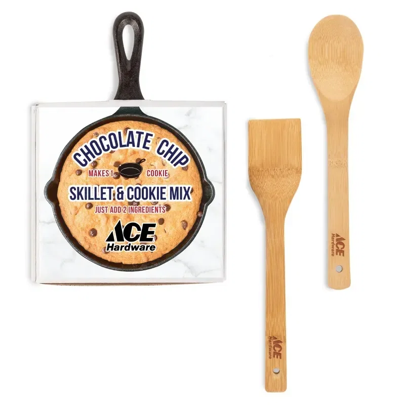 Fresh Beginnings Skillet Cookie Kit with Bamboo Cooking Utensils — view 4