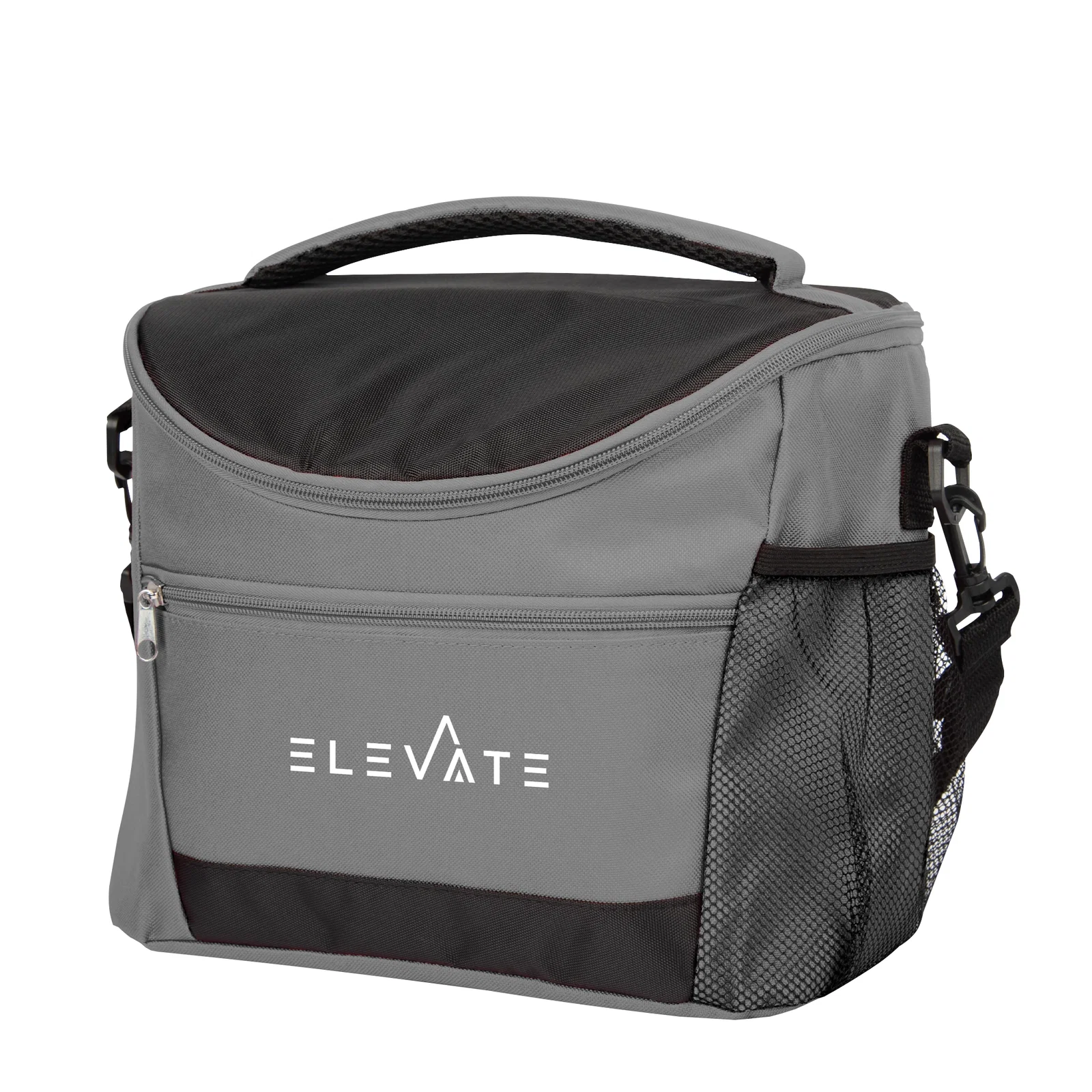 Insulated lunch cooler that holds up to sixteen cans
